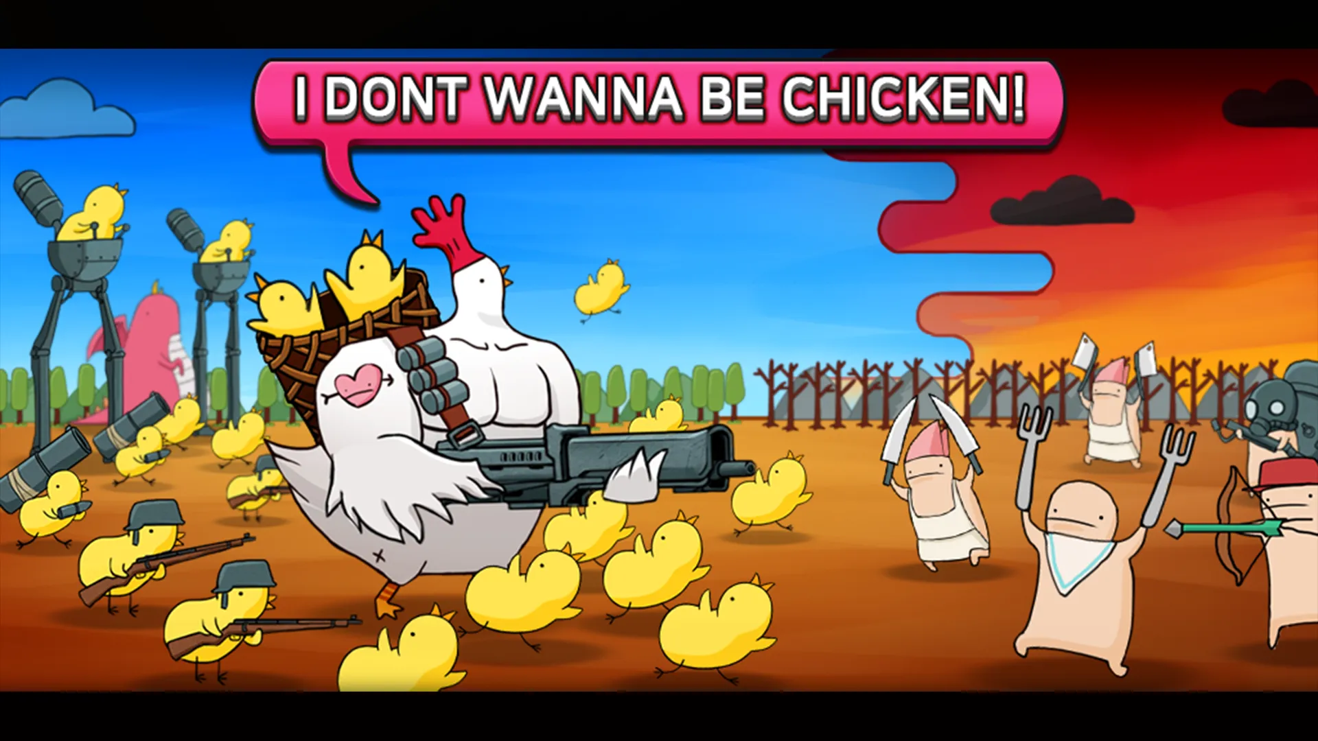 Chicken VS Man | Indus Appstore | Screenshot