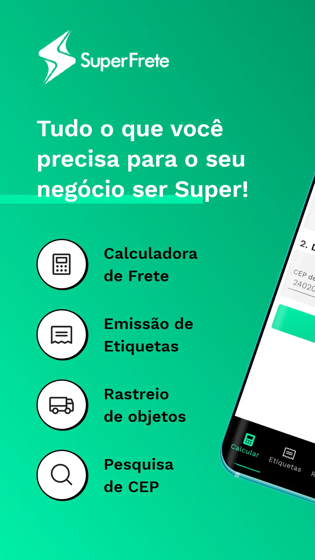 SuperFrete: Calcular Correios | Indus Appstore | Screenshot