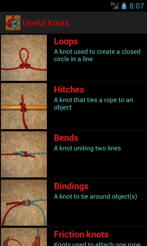 Useful Knots - Tying Guide | Indus Appstore | Screenshot