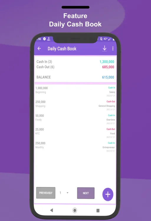 Daily Cash Book | Indus Appstore | Screenshot