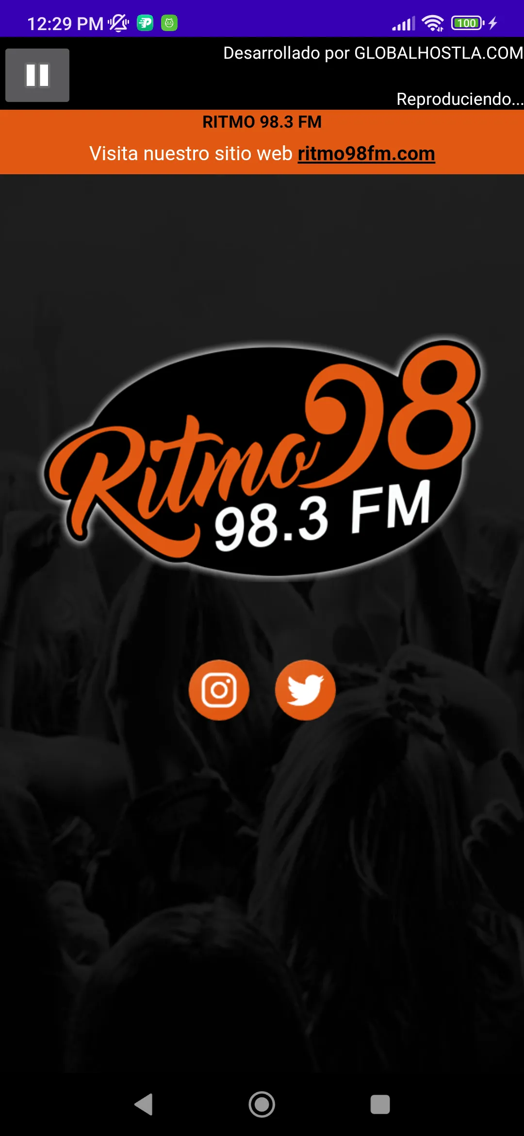 RITMO 98.3 FM | Indus Appstore | Screenshot