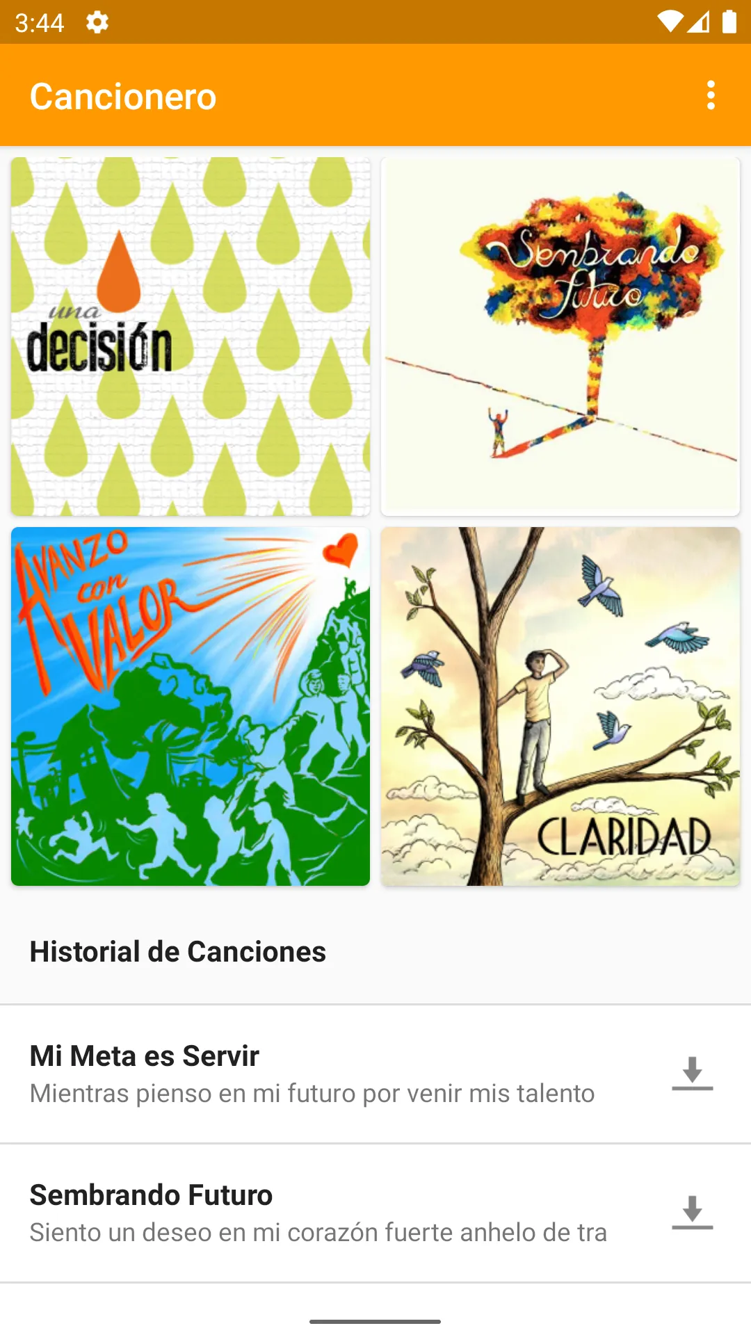 Cancionero Prejuvenil | Indus Appstore | Screenshot