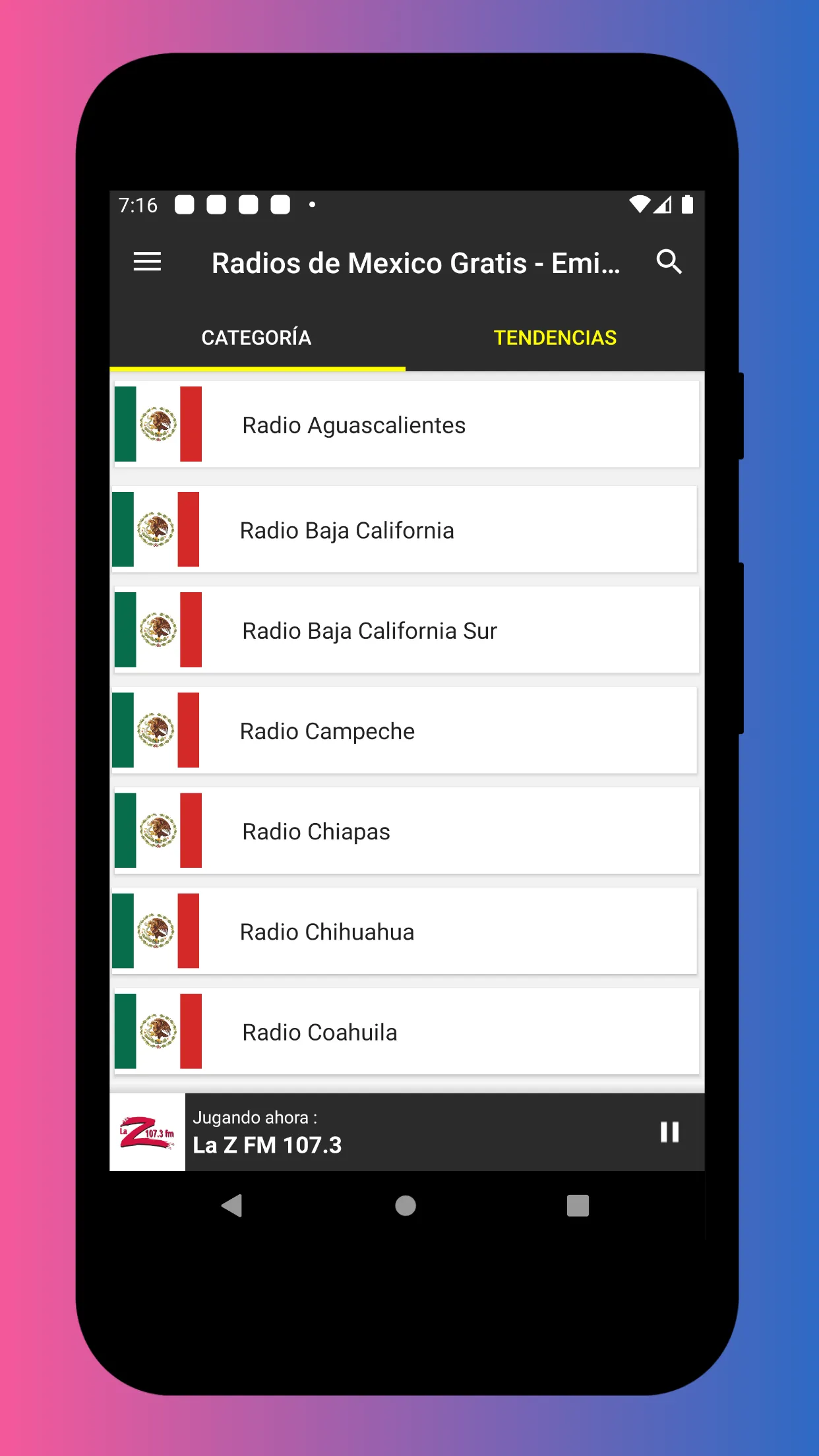 Radio Mexico App - Radio FM AM | Indus Appstore | Screenshot