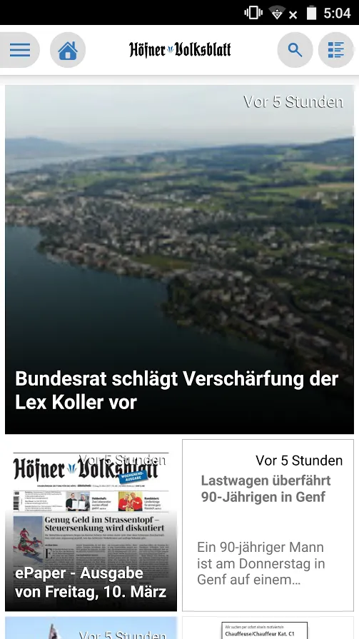 Höfner Volksblatt | Indus Appstore | Screenshot