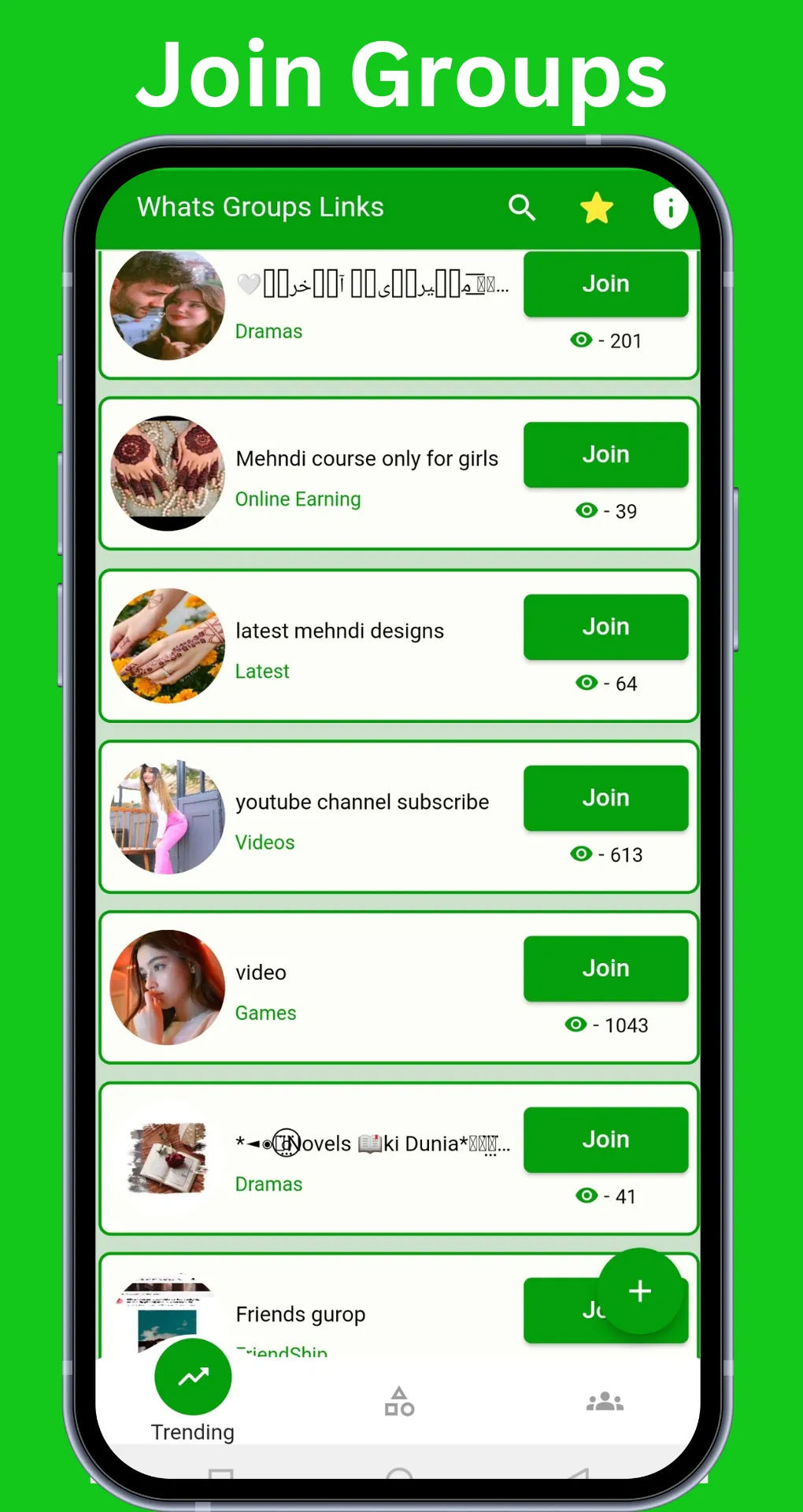 Social Groups Links Add Groups | Indus Appstore | Screenshot