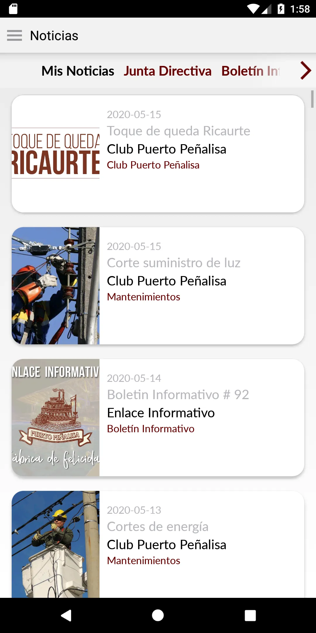 Club Puerto Peñalisa | Indus Appstore | Screenshot