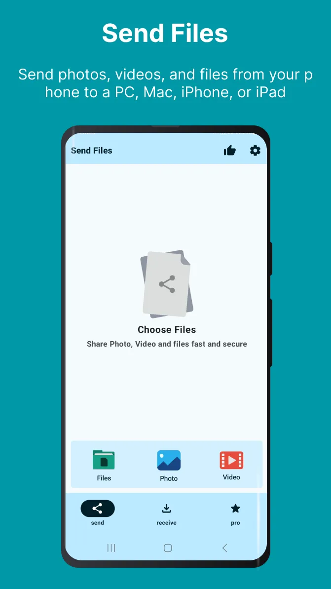 Leap Share WiFi File Transfer | Indus Appstore | Screenshot