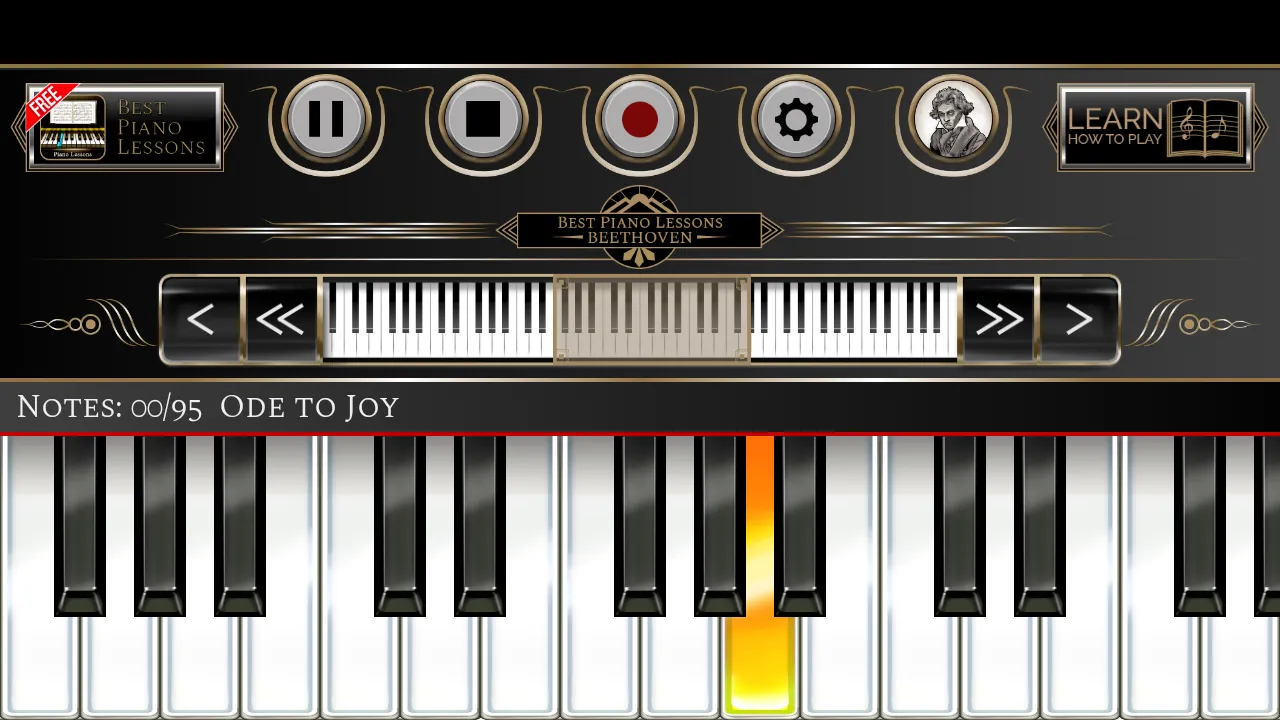 Piano Lessons Beethoven | Indus Appstore | Screenshot