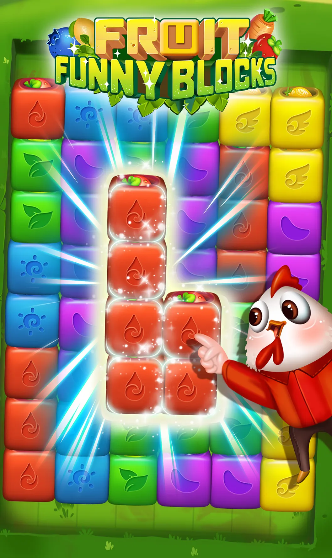 Fruit Funny Blocks: farm cubes | Indus Appstore | Screenshot