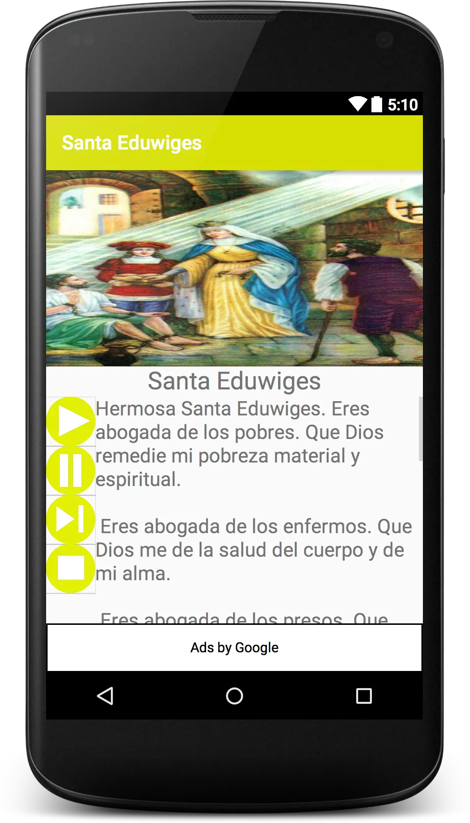 Santa Eduwiges | Indus Appstore | Screenshot