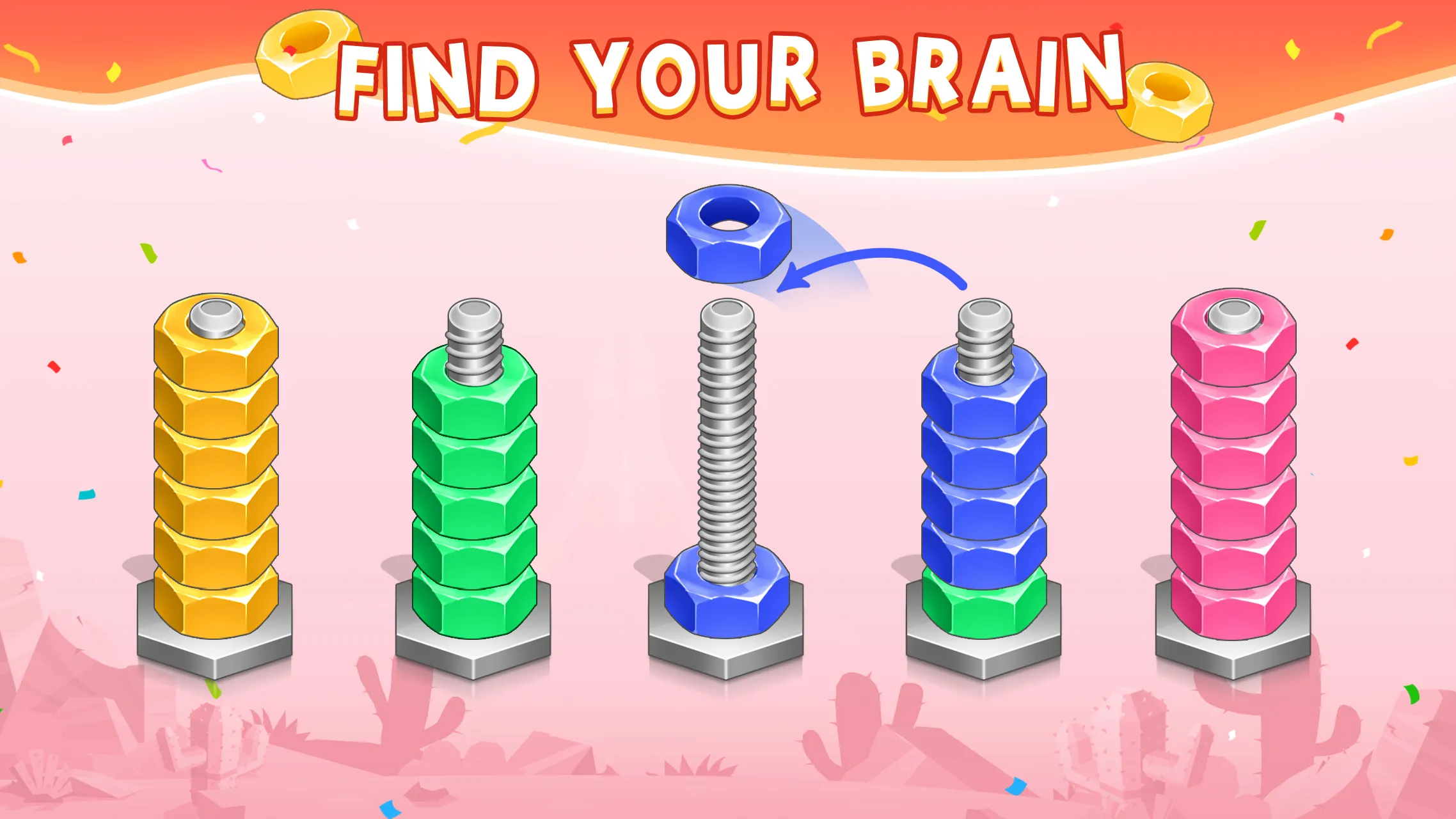 Nuts & Bolts Sort : Screw Toys | Indus Appstore | Screenshot