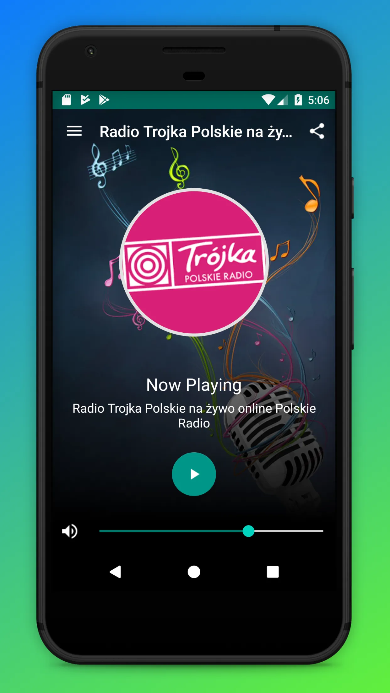 Polskie Radio Trojka FM Online | Indus Appstore | Screenshot