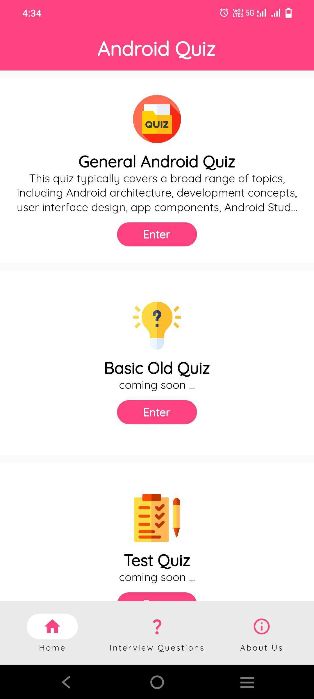 Android Quiz | Indus Appstore | Screenshot