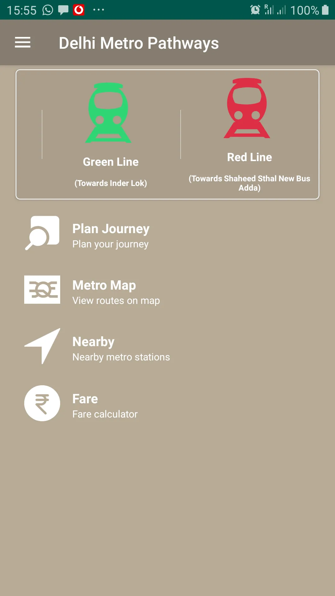 Delhi Metro Pathways | Indus Appstore | Screenshot