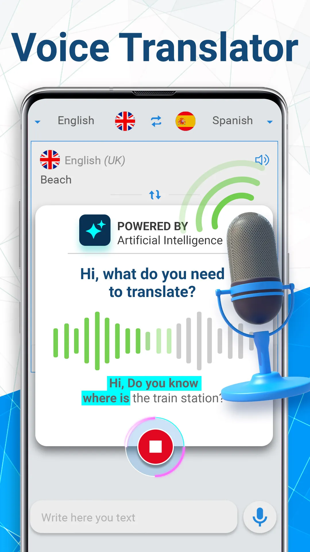 Translate Voice Translator AI | Indus Appstore | Screenshot