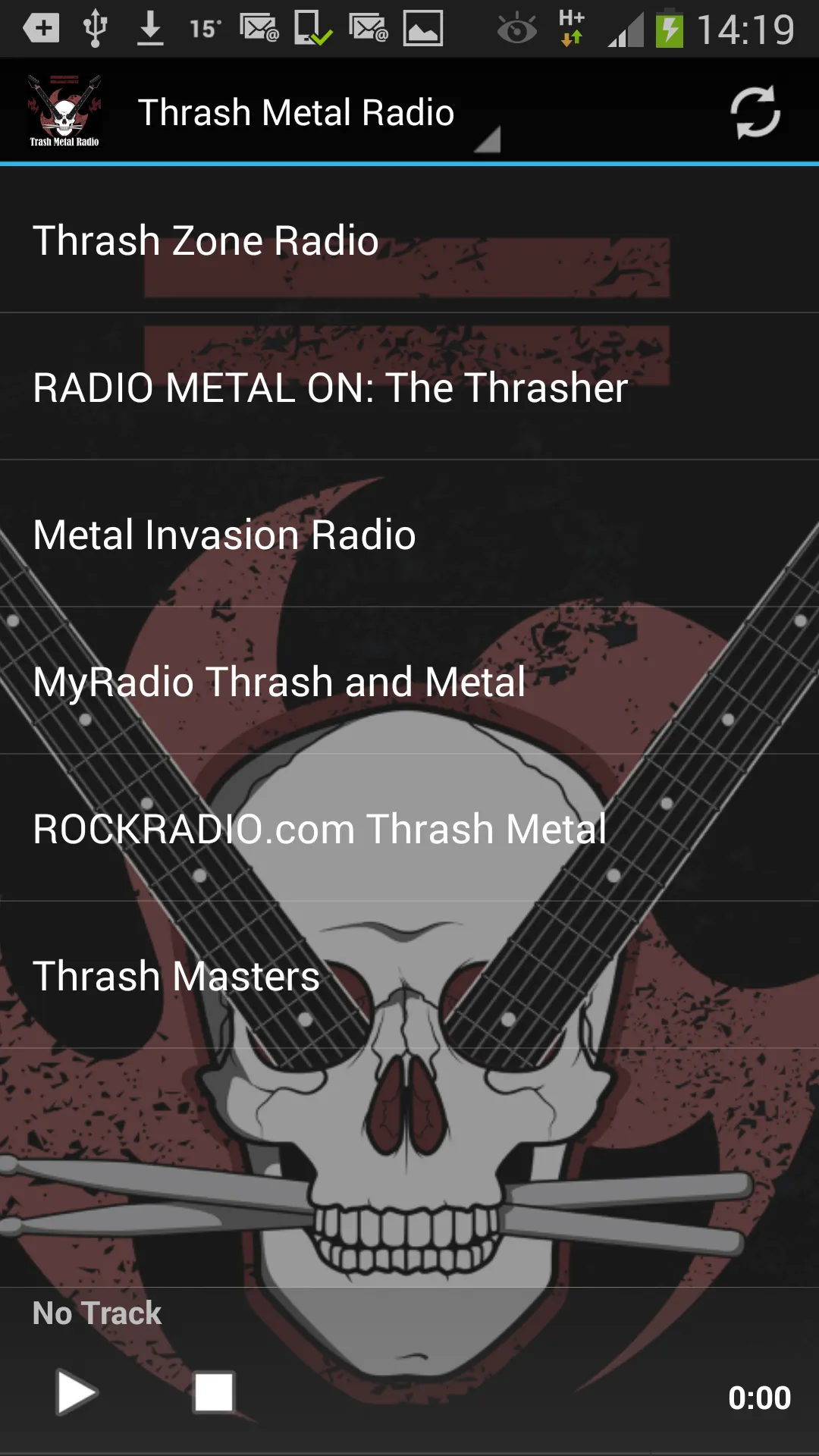 Thrash Metal Radio Stations | Indus Appstore | Screenshot