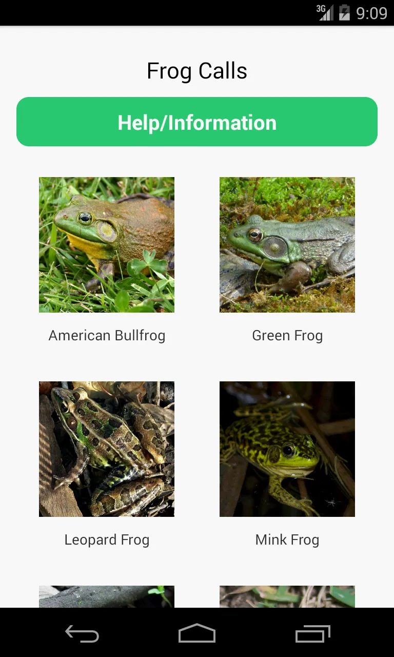 Frog Calls | Indus Appstore | Screenshot