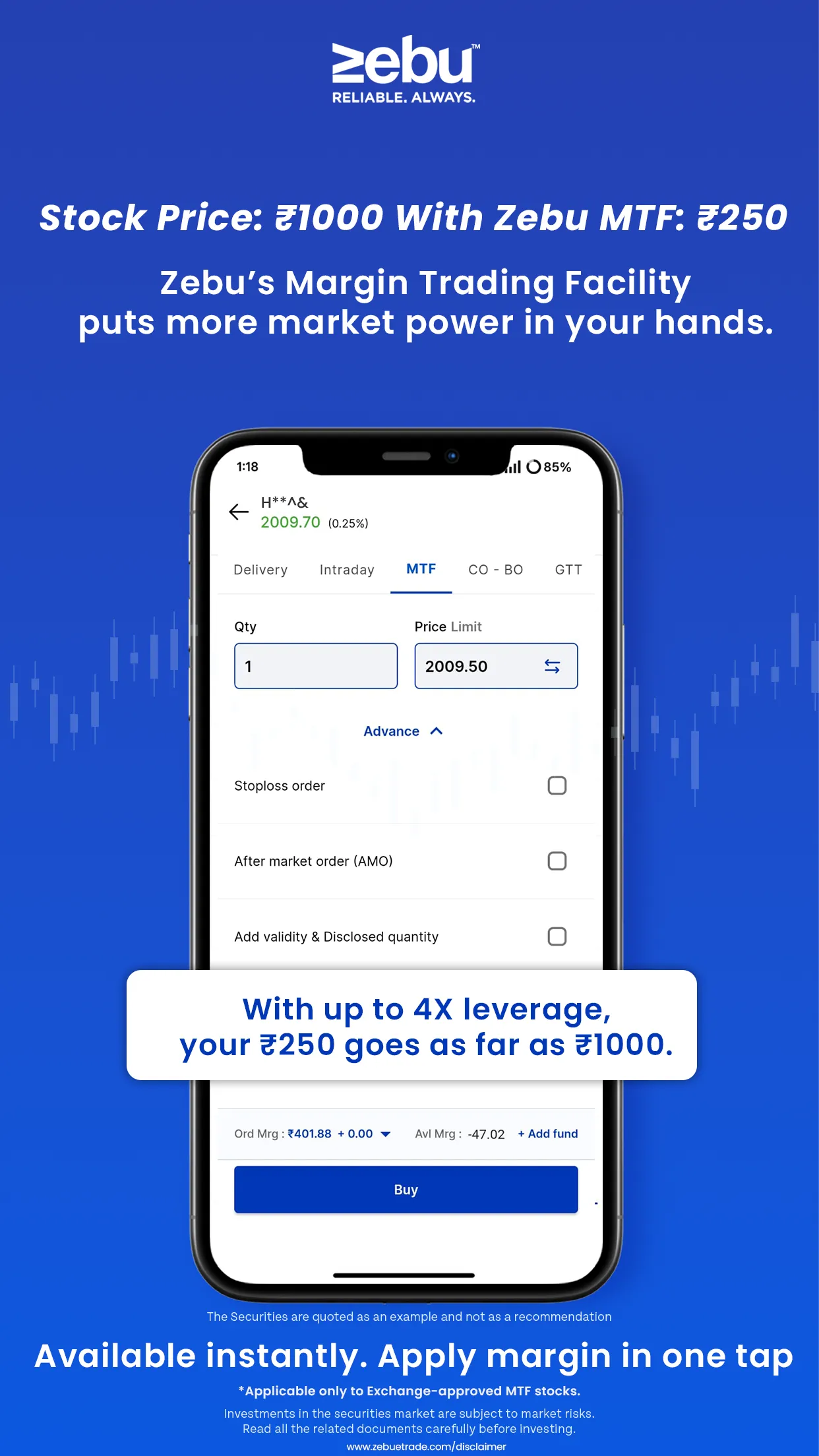 MYNT by Zebu - Invest & Trade | Indus Appstore | Screenshot