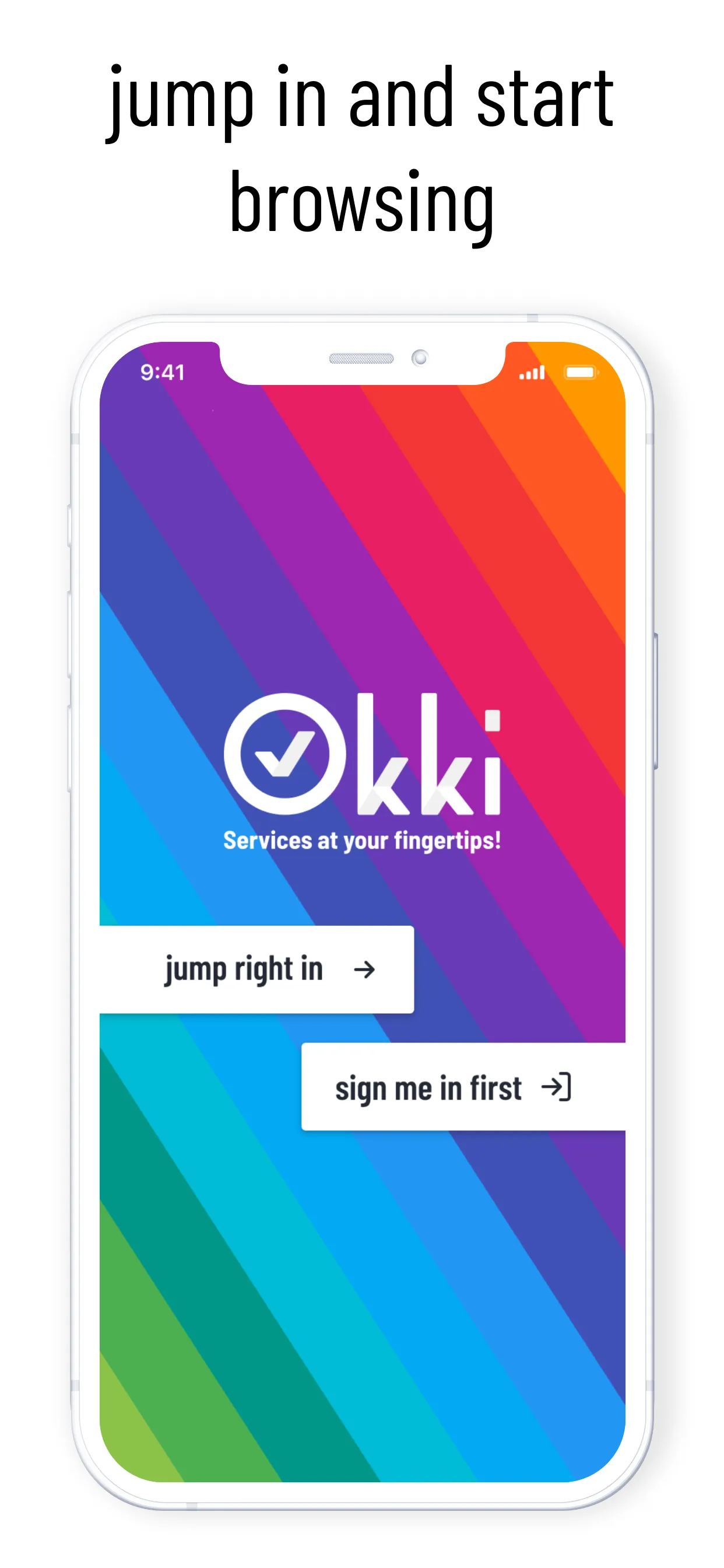 Okki - Find services near you | Indus Appstore | Screenshot