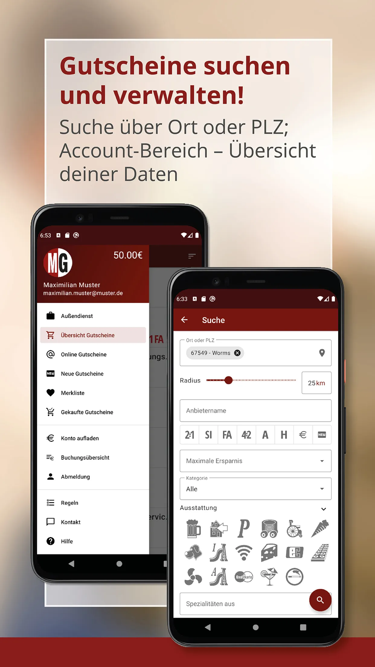 Mobile-Gutscheine.de | Indus Appstore | Screenshot