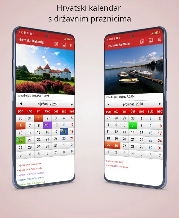 Croatia Calendar 2025 | Indus Appstore | Screenshot