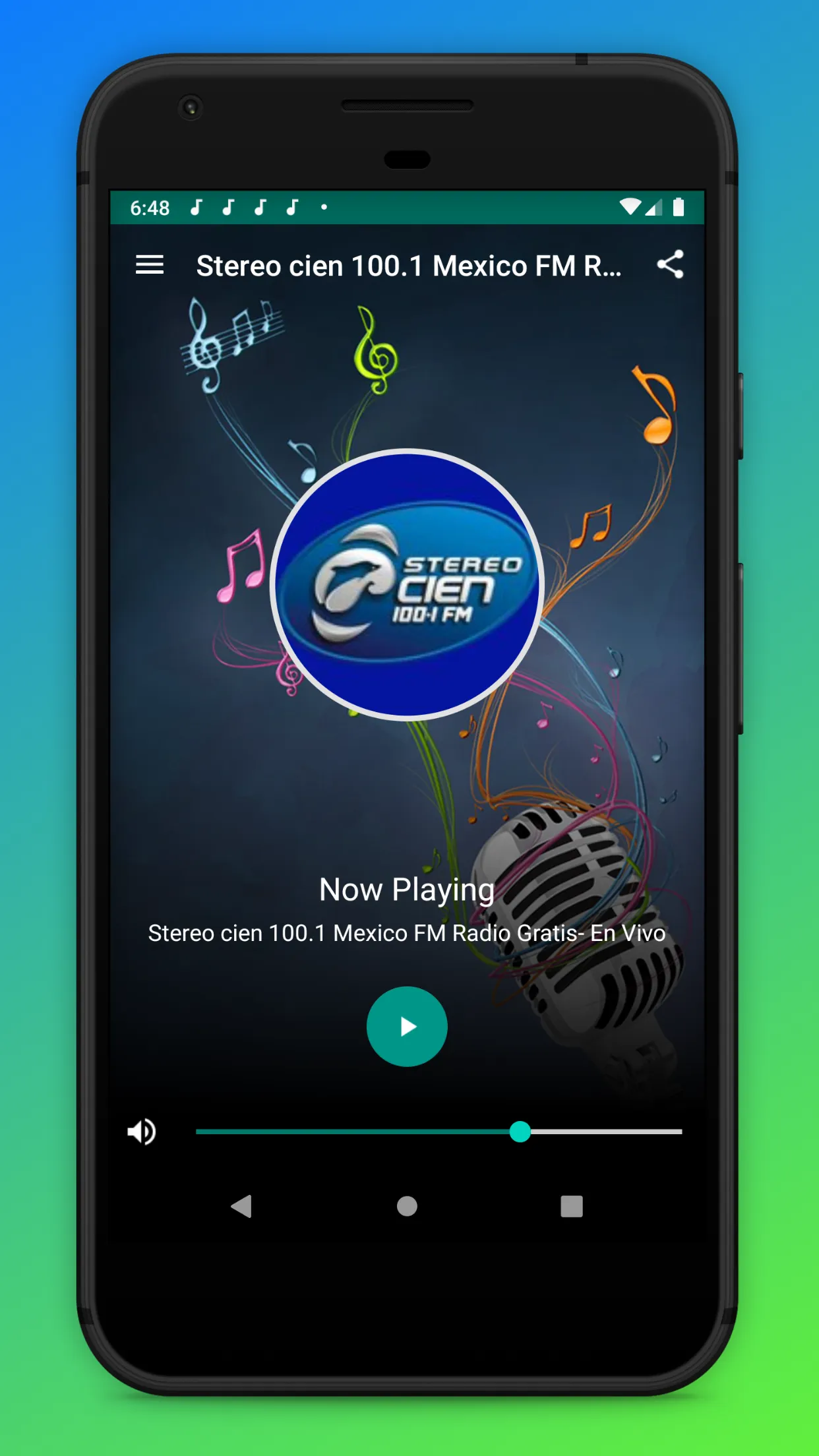 Stereo Cien 100.1 FM Radio App | Indus Appstore | Screenshot