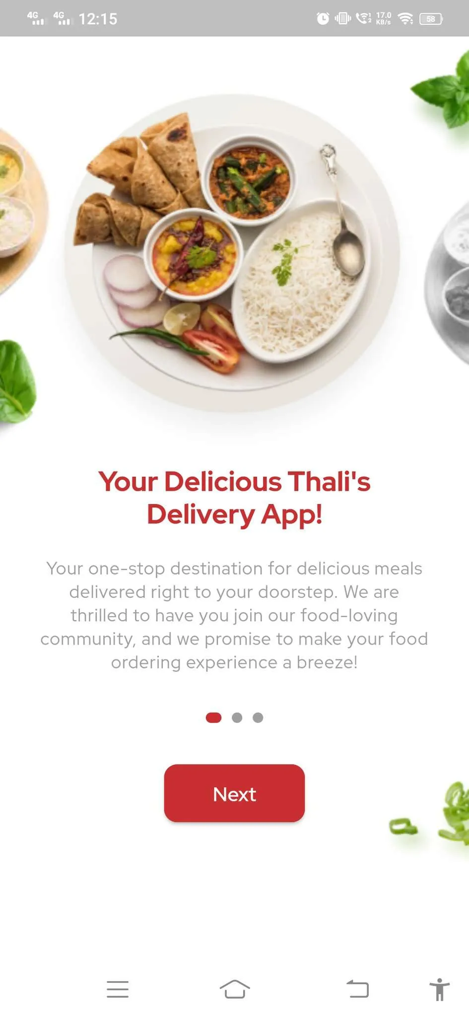 Order Thali | Indus Appstore | Screenshot