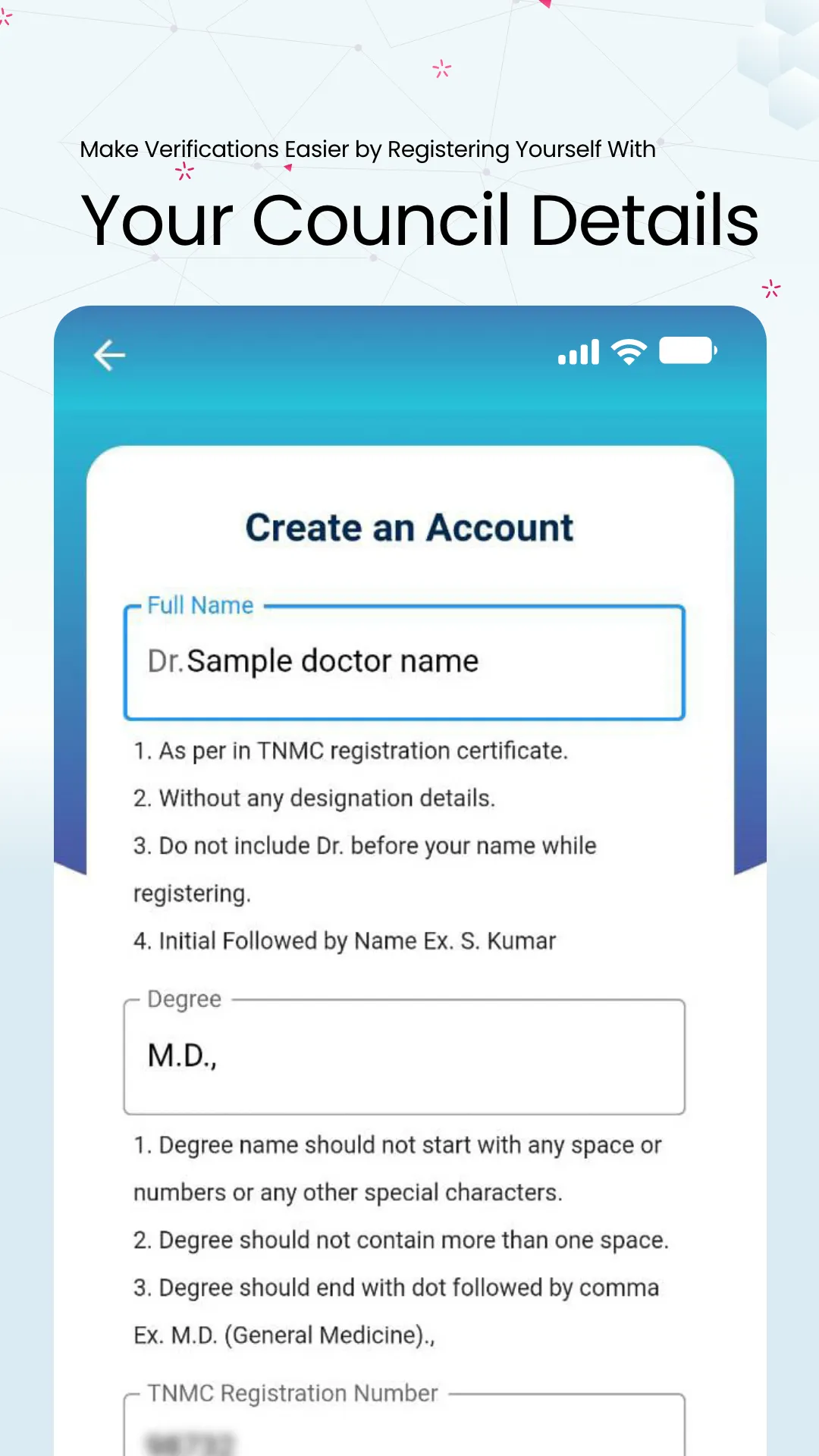 Doctors Certificate App - TNMC | Indus Appstore | Screenshot