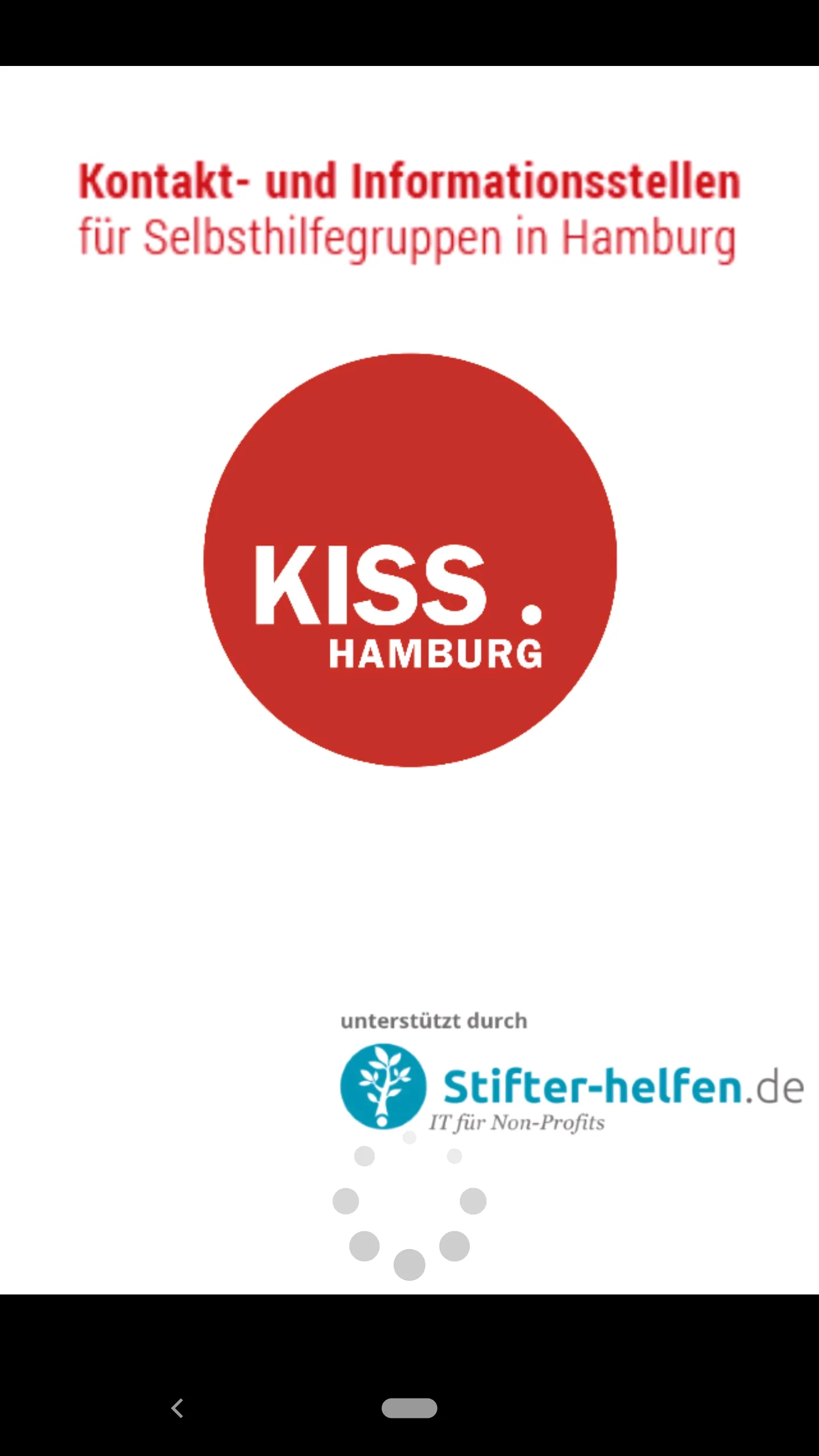 KISS Hamburg Selbsthilfe | Indus Appstore | Screenshot