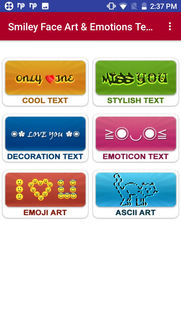 Smiley Face Art & Text Arts | Indus Appstore | Screenshot