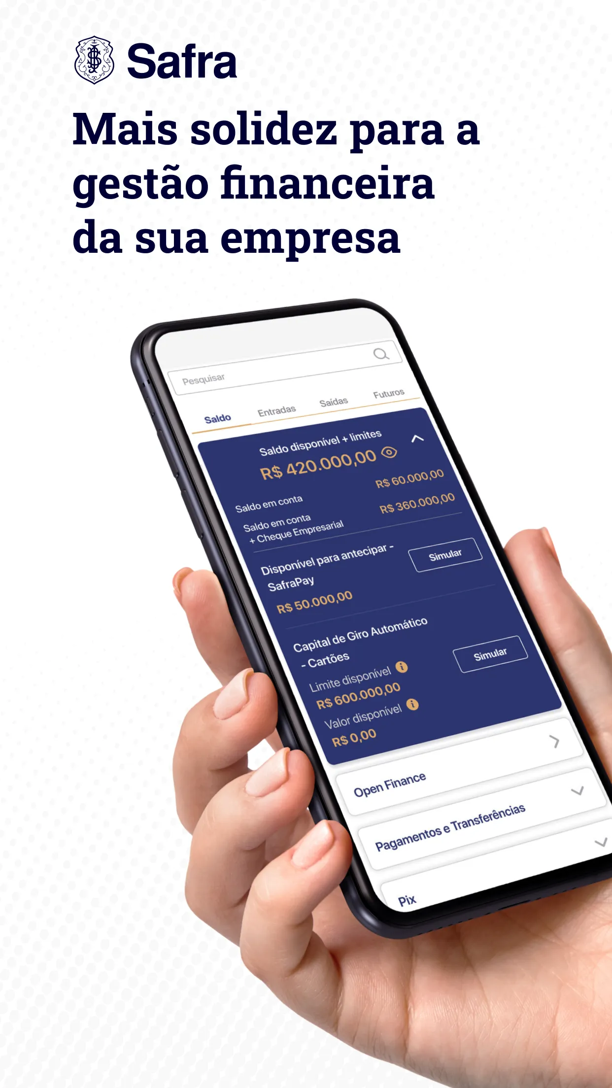 Safra Empresas: A sua conta PJ | Indus Appstore | Screenshot