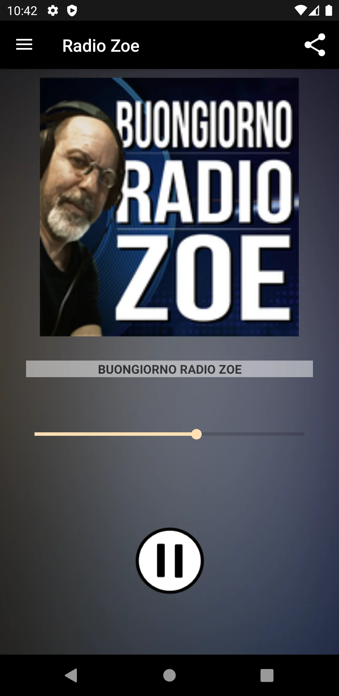 Radio Zoe | Indus Appstore | Screenshot