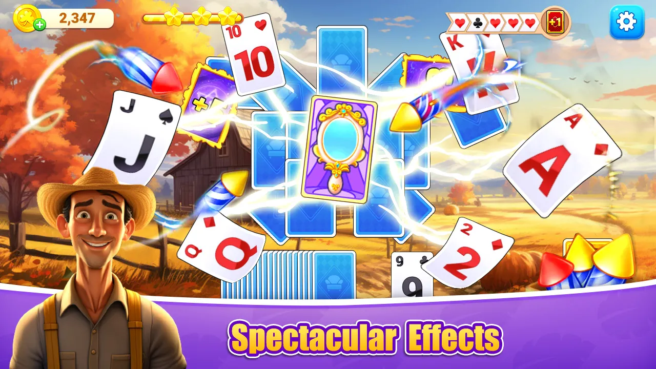 TriPeaks Solitaire Farm | Indus Appstore | Screenshot