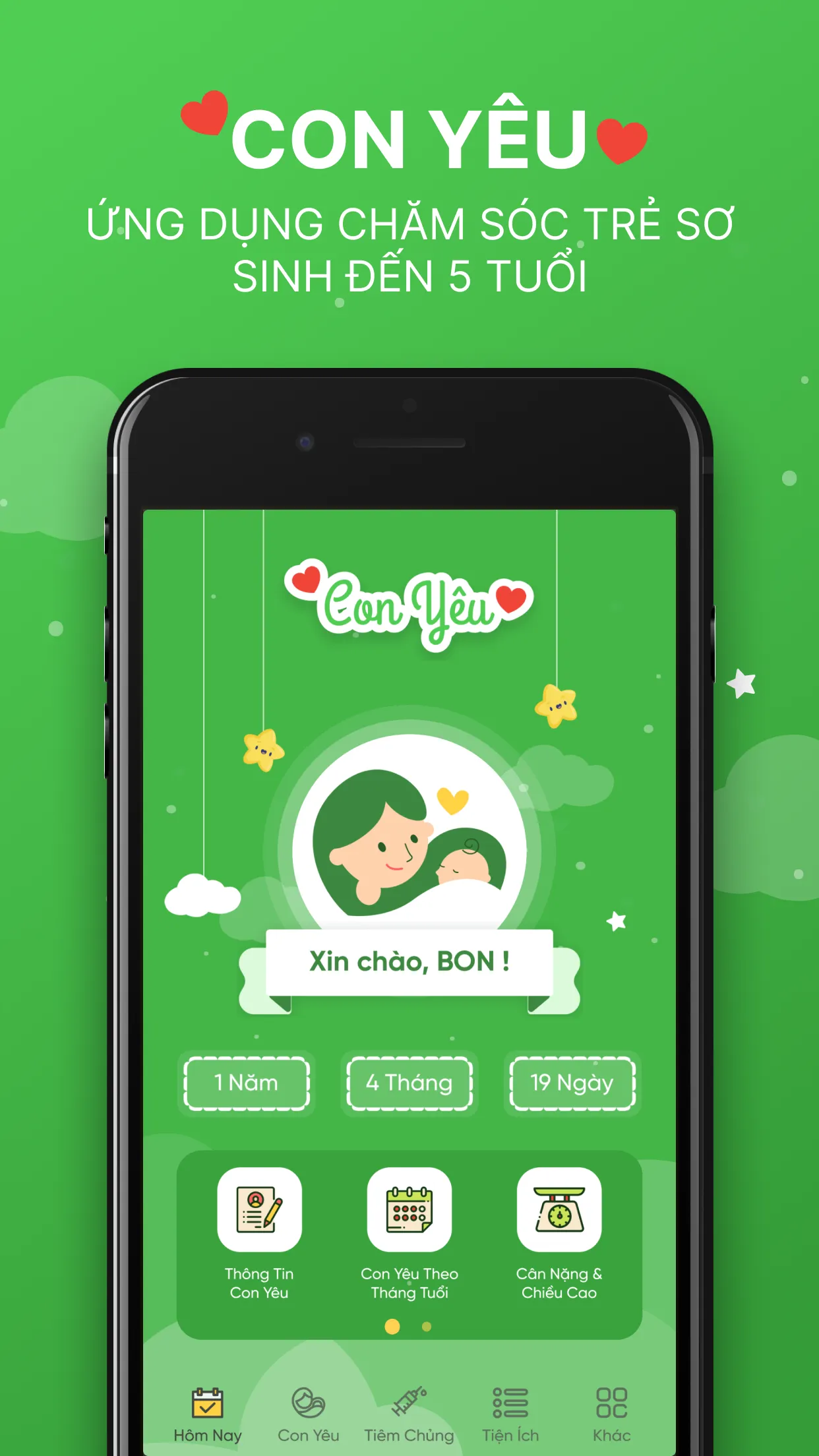 Con Yêu - App Cho Mẹ Và Bé | Indus Appstore | Screenshot