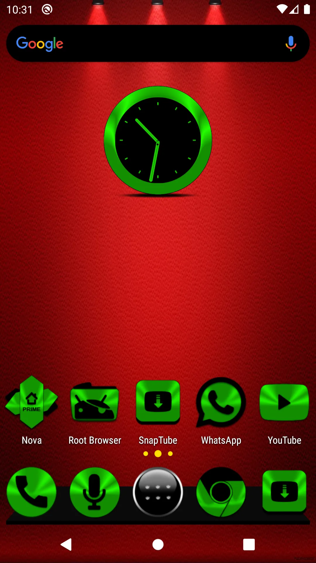 Green and Black Icon Pack | Indus Appstore | Screenshot