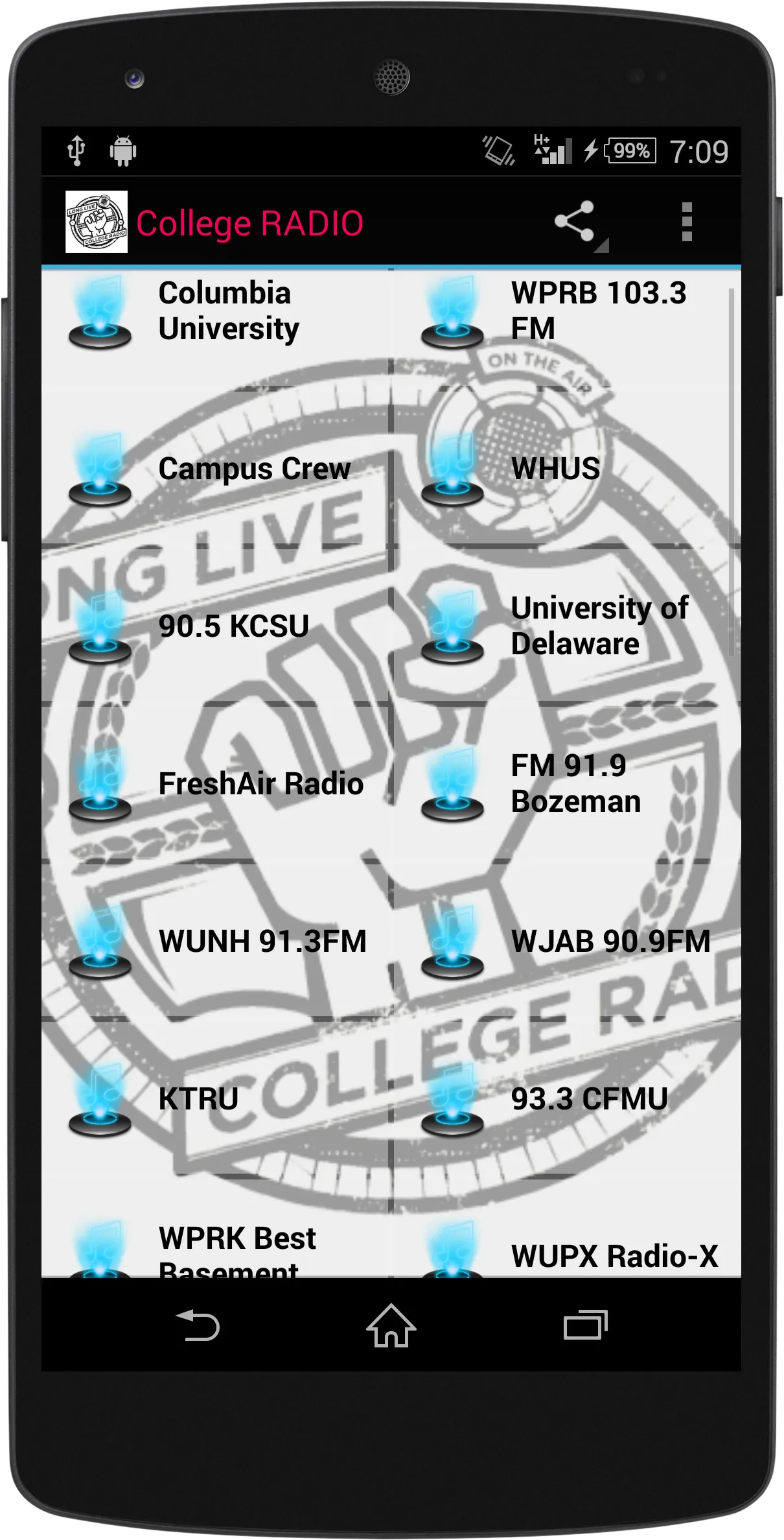 College RADIO | Indus Appstore | Screenshot