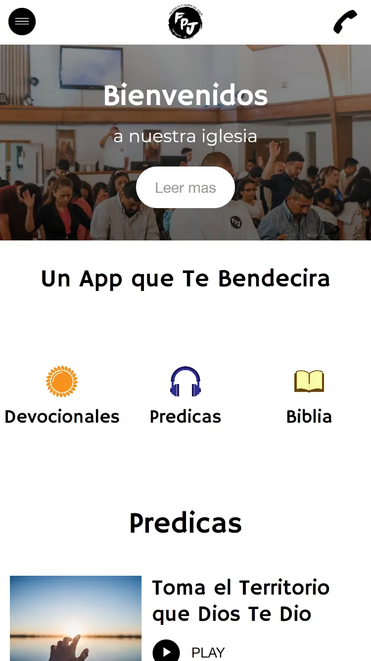 Iglesia Fe y Poder en Jesus | Indus Appstore | Screenshot