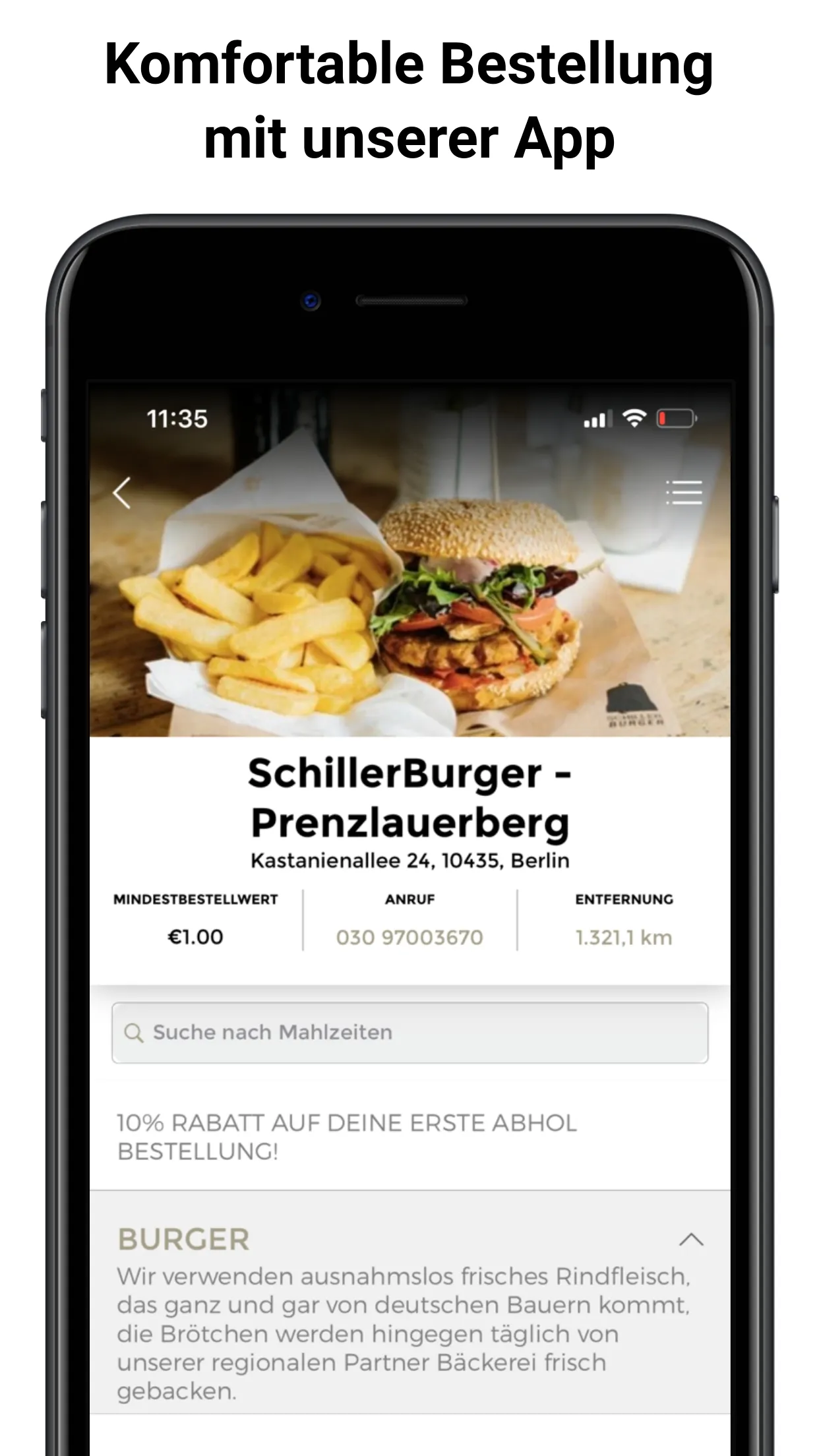 Schiller Burger | Indus Appstore | Screenshot