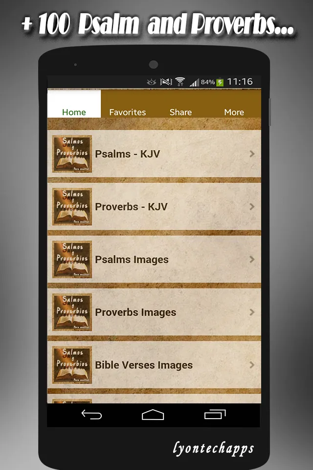 Psalms and Proverbs Daily Vers | Indus Appstore | Screenshot