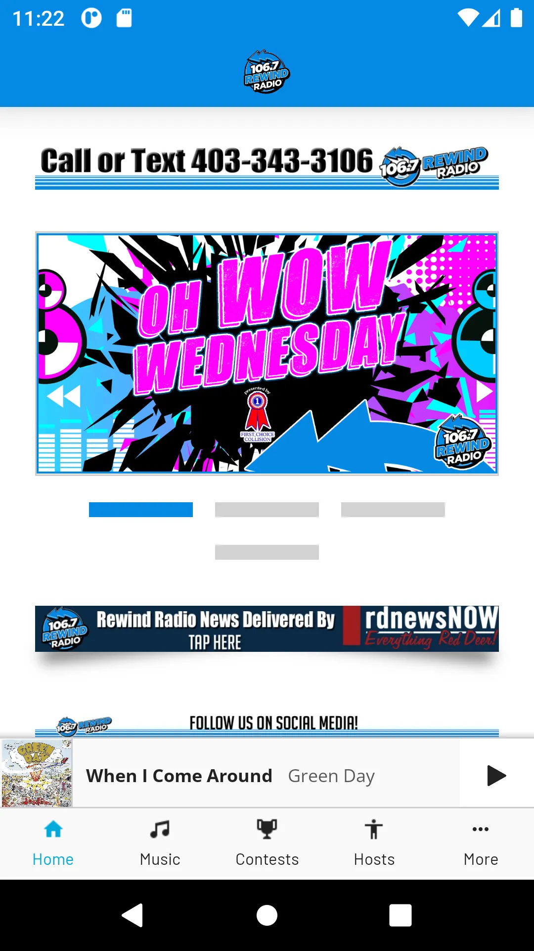 106.7 Rewind Radio | Indus Appstore | Screenshot