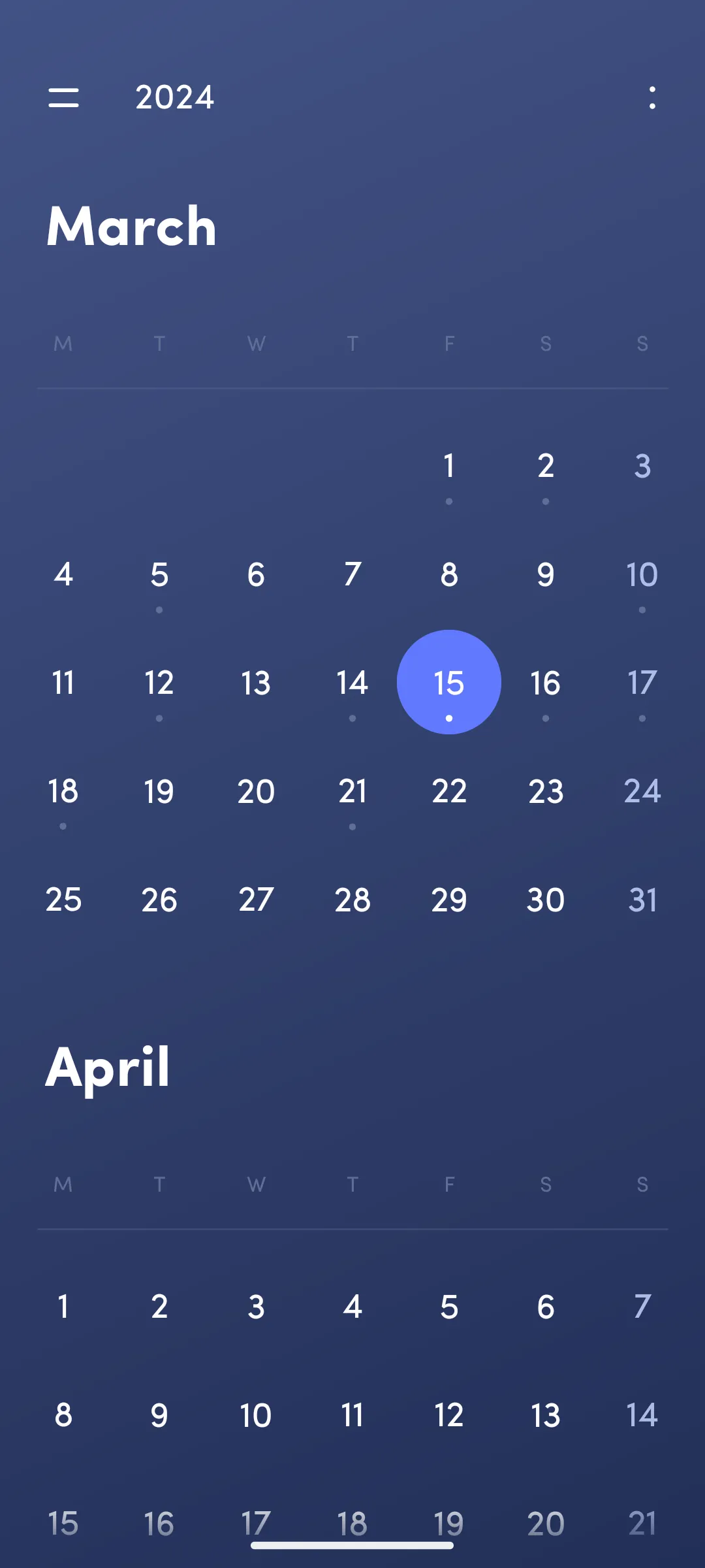 Simple Calendar | Indus Appstore | Screenshot