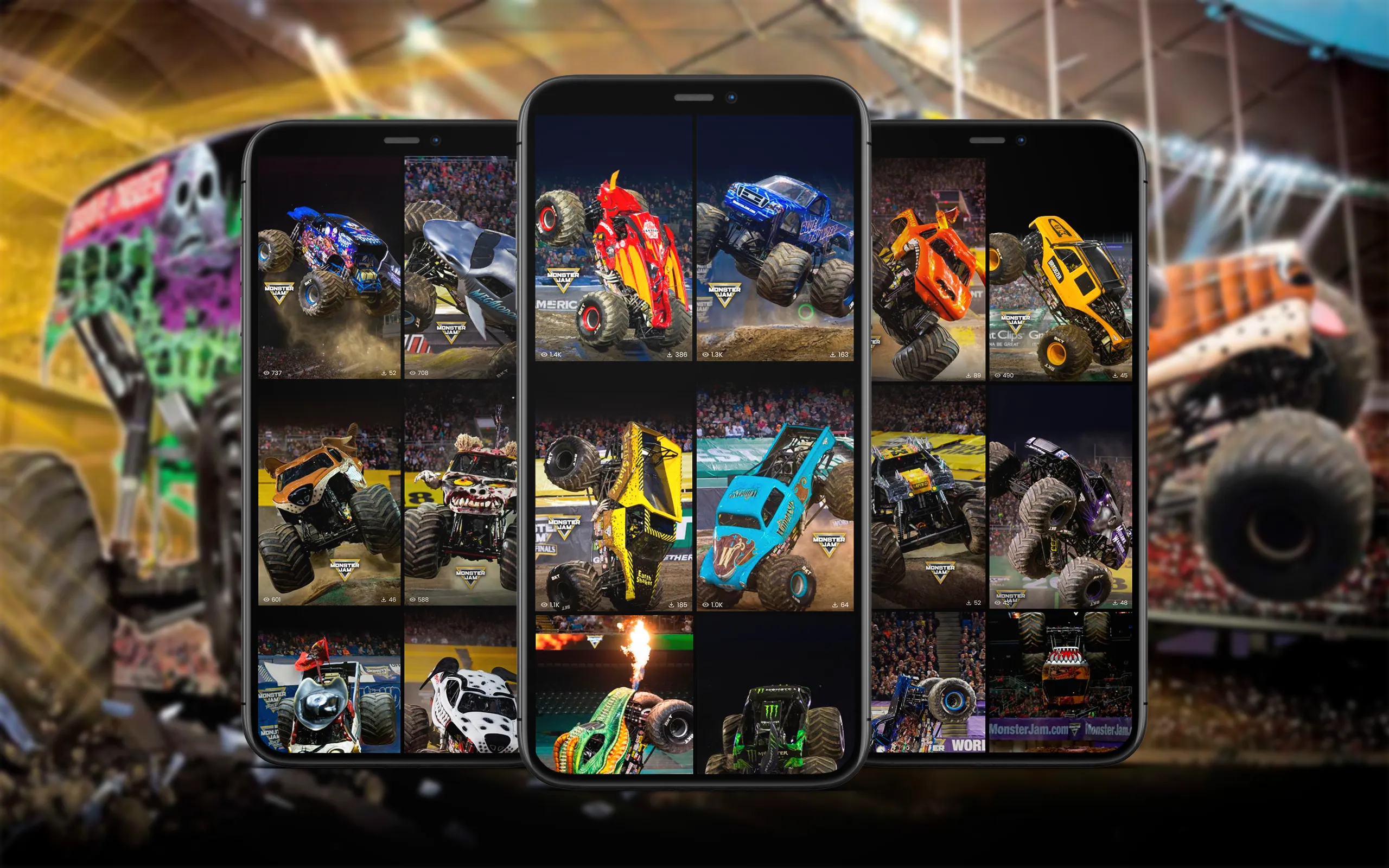 Monster Truck Wallpapers | Indus Appstore | Screenshot