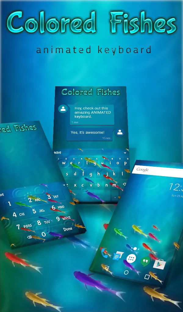 Colorful Fish Wallpaper Theme | Indus Appstore | Screenshot