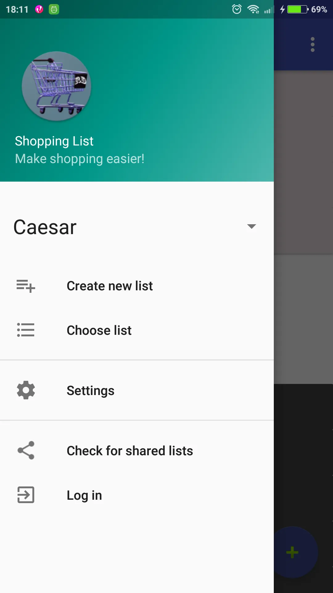 Shopping List | Indus Appstore | Screenshot