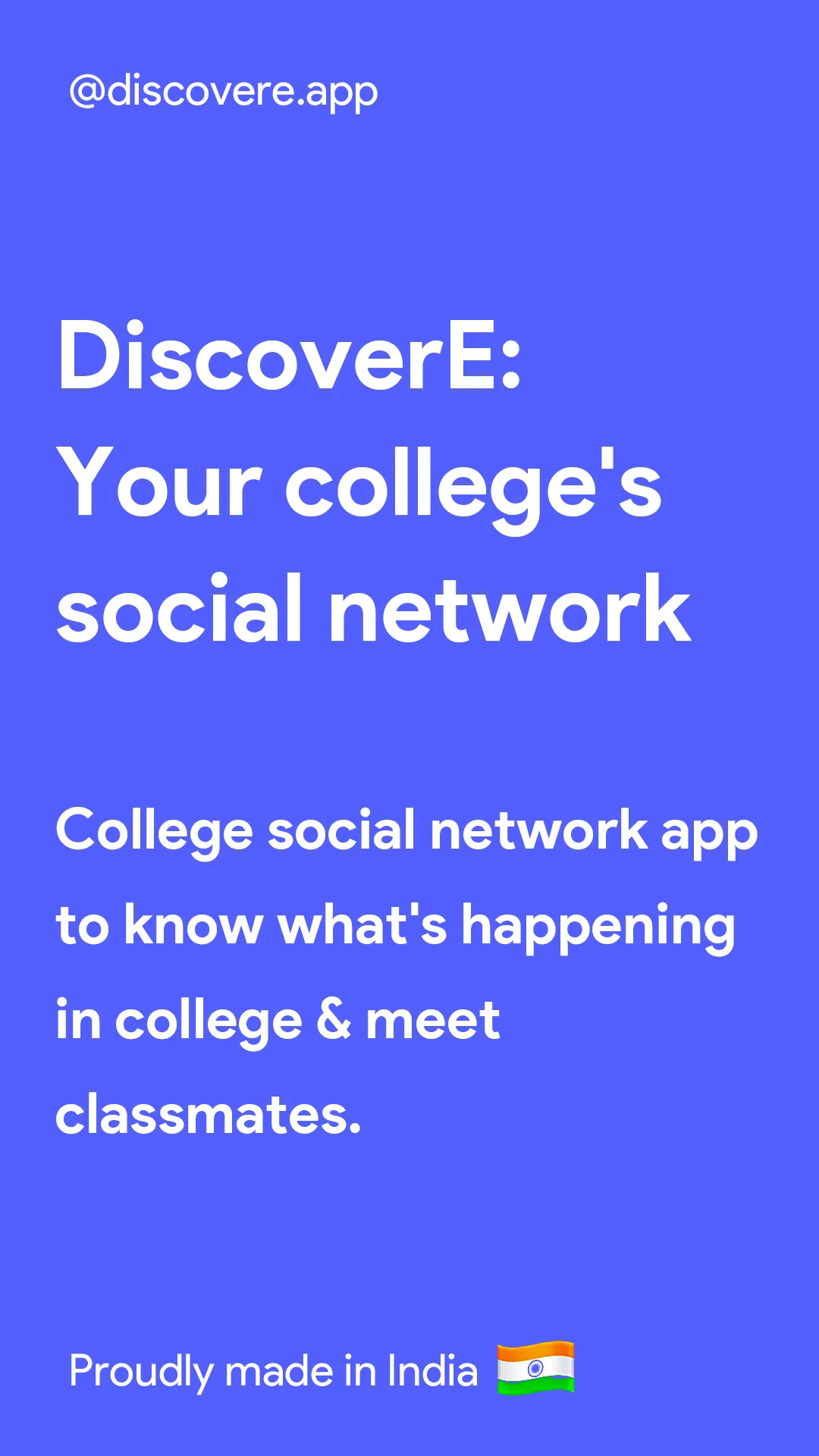 DiscoverE: College Social App | Indus Appstore | Screenshot