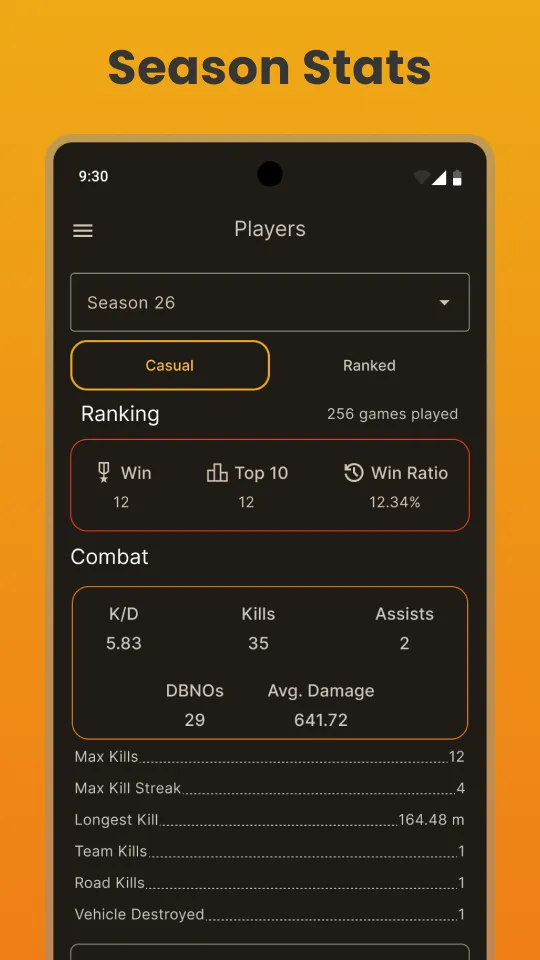 Chicken Tracker:Stats for PUBG | Indus Appstore | Screenshot