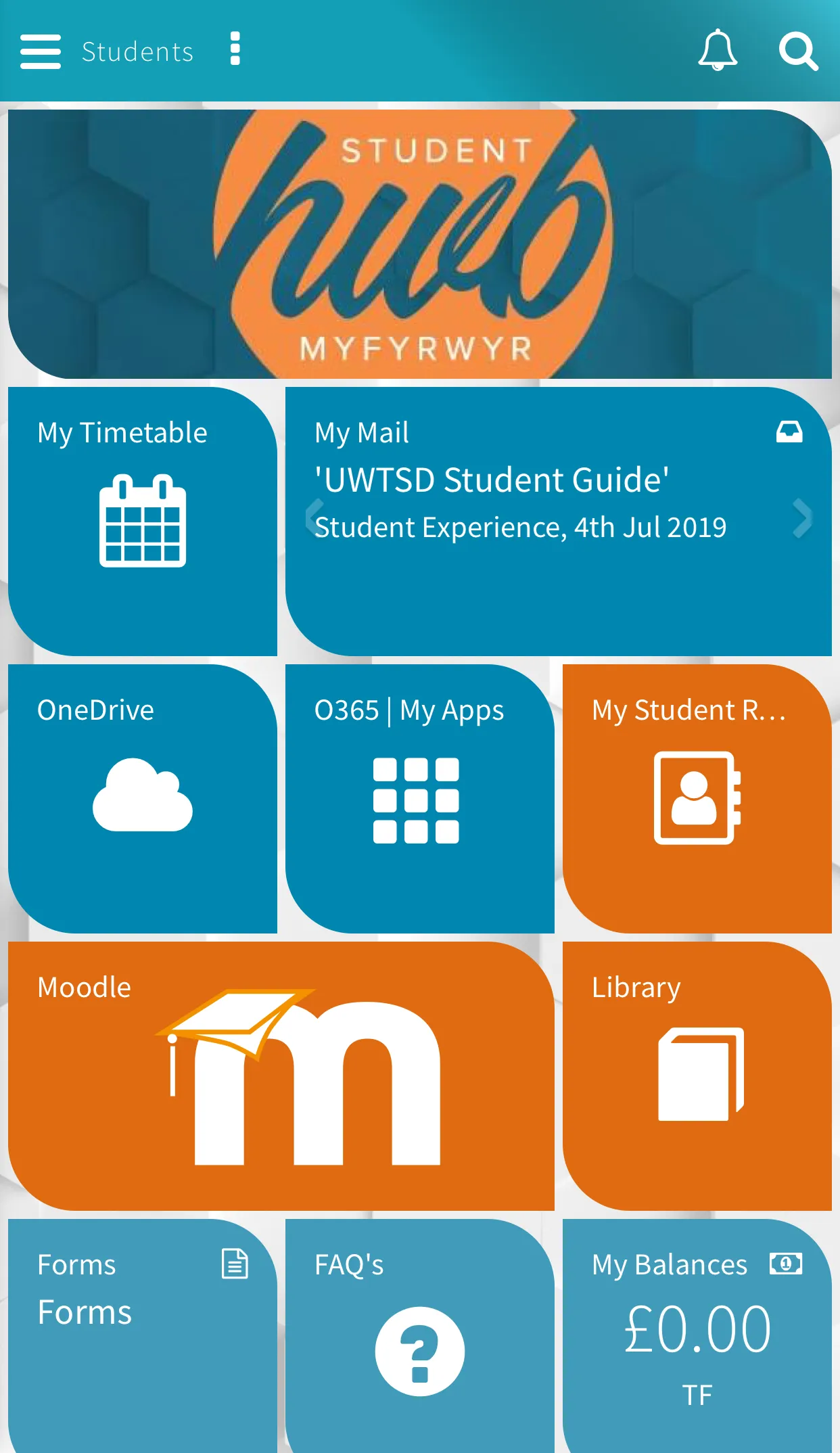 UWTSD Hwb | Indus Appstore | Screenshot