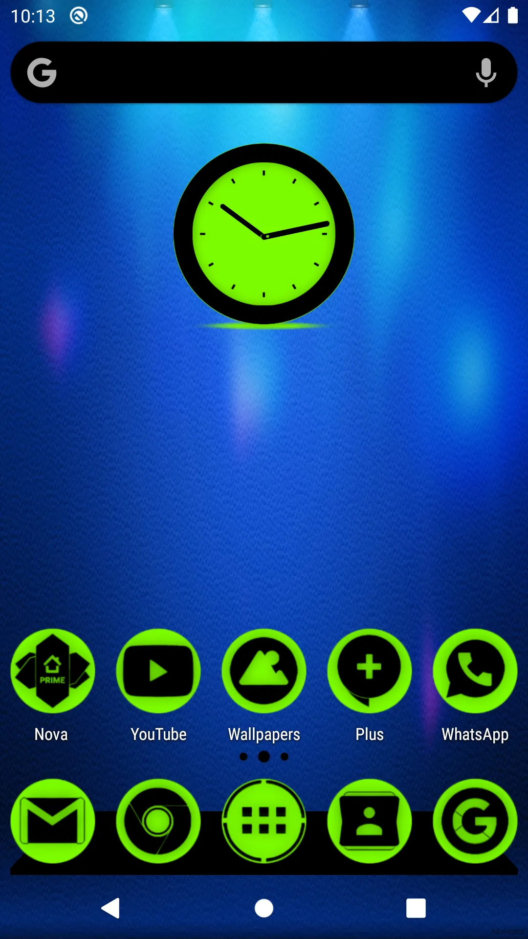 Oreo Neon Icon Pack P2 | Indus Appstore | Screenshot