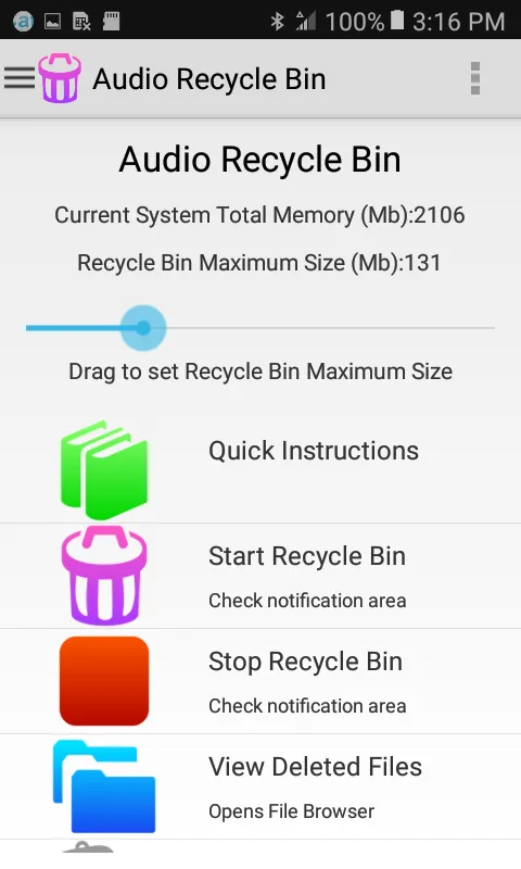 Audio Recycle Bin | Indus Appstore | Screenshot