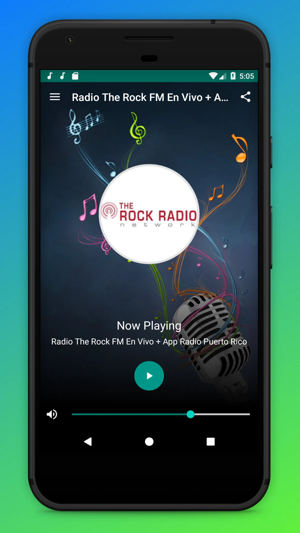 The Rock Radio Puerto Rico App | Indus Appstore | Screenshot